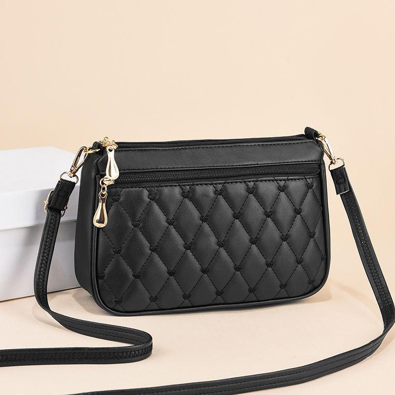 Summer large capacity women's crossbody bag versatile quilted single shoulder cross-border women's bag