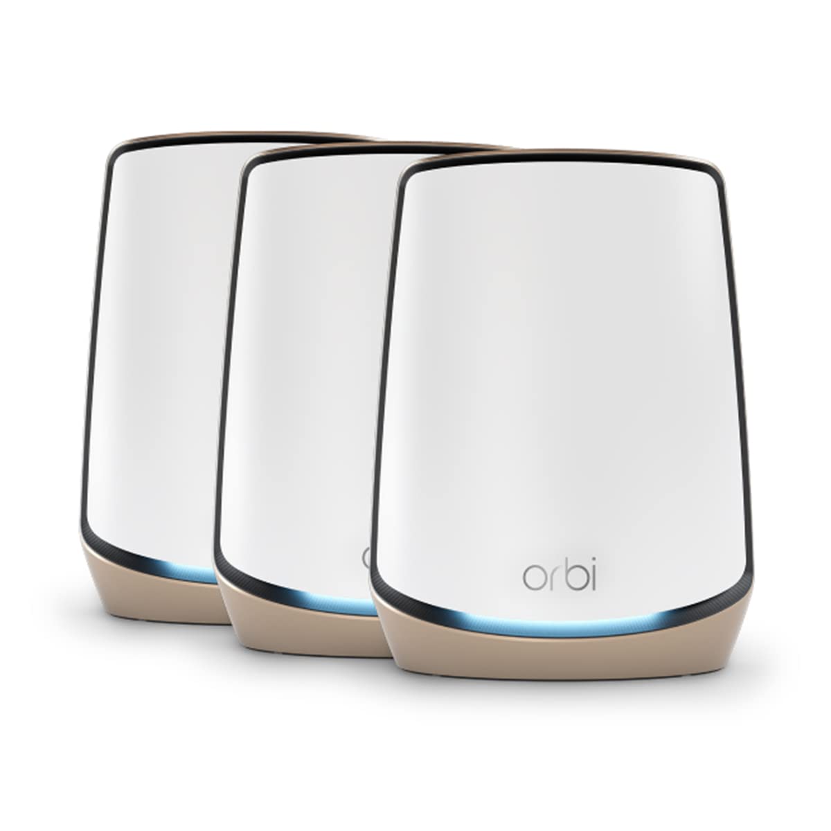 

NETGEAR Orbi WiFi6 AX6000 Mesh WiFi Set of 3 Wireless LAN Router 11ax RBK863S Free 3 Year Warranty Equipped with 10G WAN Port NETGEAR Armor Total