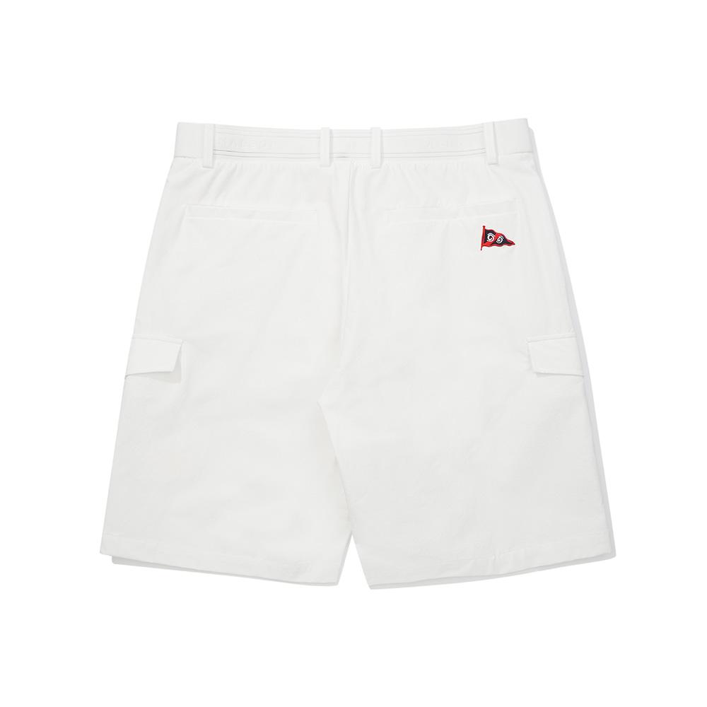 MALBON GOLF Flag Half Pants White (Man)