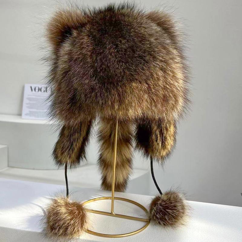 

Winter Thick Plush Hat Autumn Winter Thermal Women Hat Comfortable Women Hat Ear-covering Headwear 54-56cm