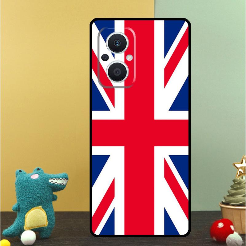 

England British UK Union Jack Flag Case For OPPO Reno 15 Pro 15F 10 11 12 13 13F 14 14F 8 7 Lite 8T OPPO Find X9 X8 X6 Pro Cover OPPO Reno14 Pro