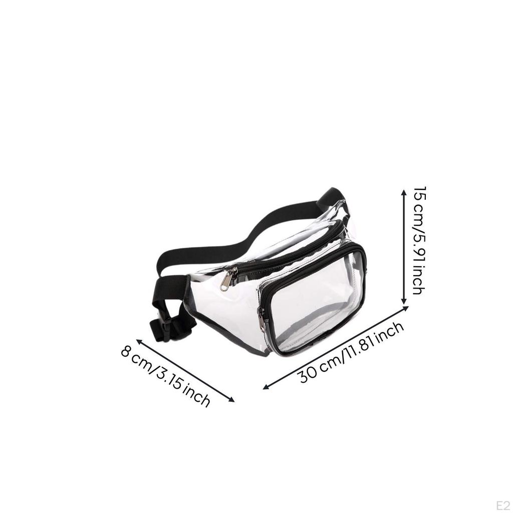 Clear Fanny Pack Handsunrestricted Waist Bag Waterproof for Travel