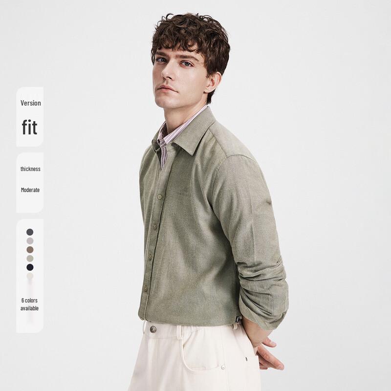 Navigare Men's Far Infrared Cotton Long Sleeve Shirt
