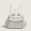 Cute Anime Cat Backpack Pu Waterproof Casual Travel For Women
