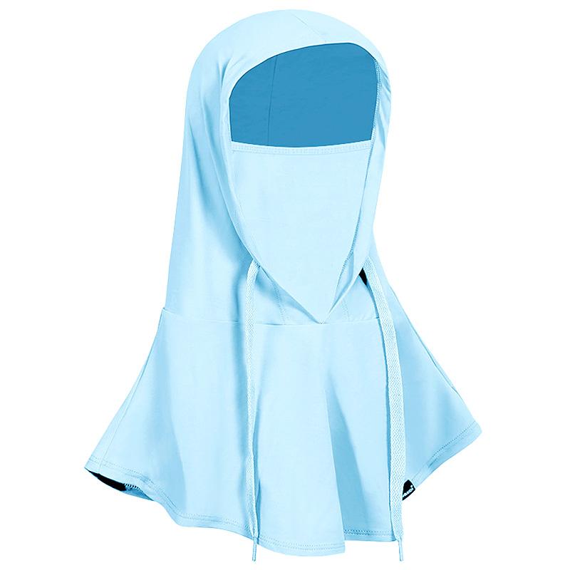 

Women/Men Cycling Caps Sports Sunscreen Face Mask Thin With Hat Scarf Ice Silk Masks Outdoor Neck Protector Windproof