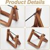 Wooden Yarn Ball Holder - Horizontal Spinning Rack for Crochet & Knitting. Perfect Gift for Crafters & DIY Enthusiasts.