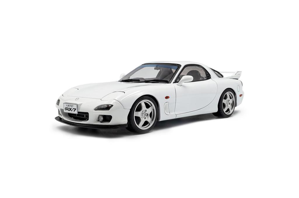 Solido Scale Mazda FD3S RS 1994 White Diecast Model Car 1/18 RX-7