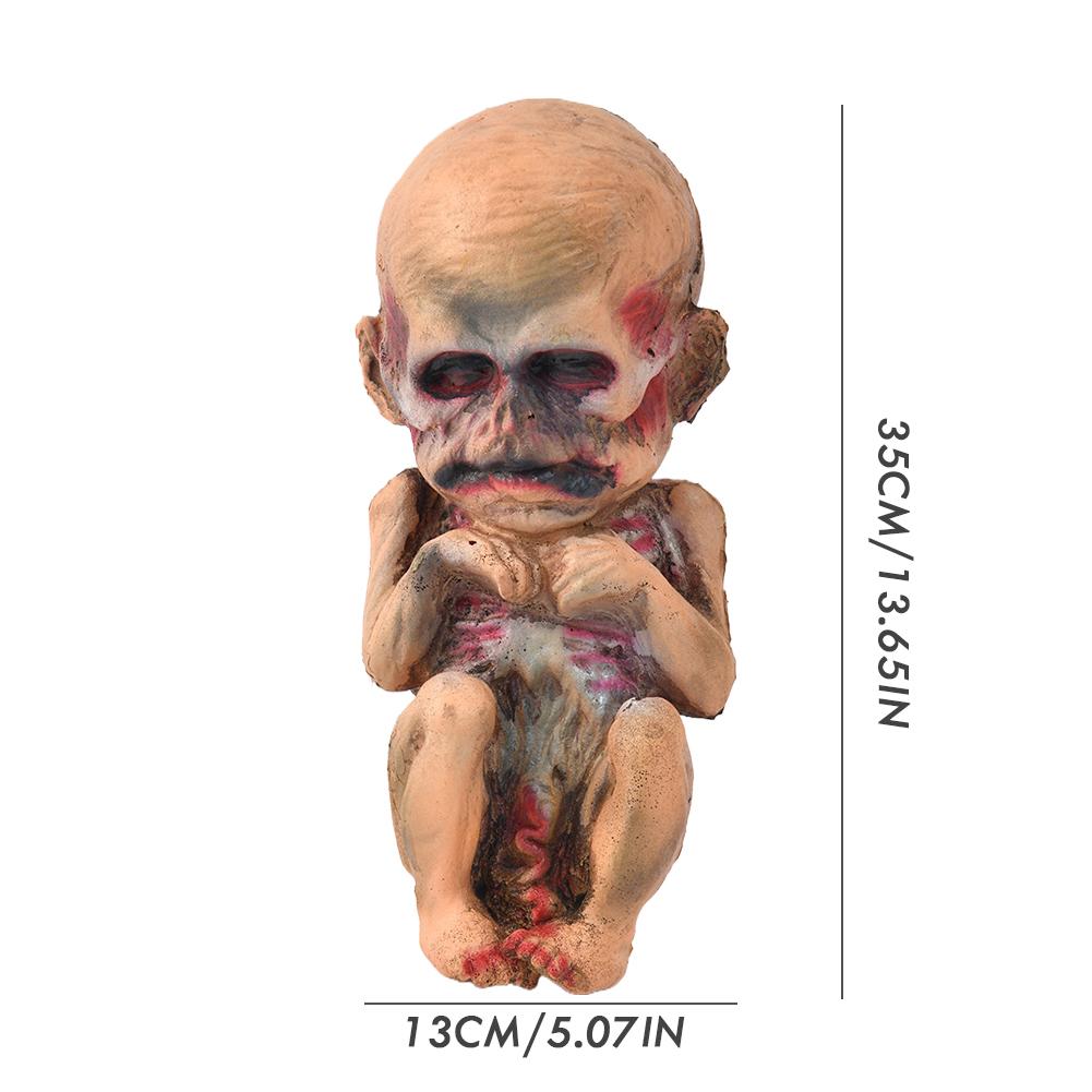 1PCS Halloween Horror Baby Doll Latex Decoration For Home Holiday Scary Party Haunted House Props Prank Durable Gift Accessories