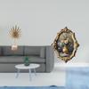 Sculpture Metal Resin Picture Frame Vintage Art Crafts Nordic Creative Ornament Abstract Figurine