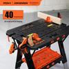 US PONY Folding Woodworking Workbench: Portable, Multifunctional Lifting Table for DIY and Handmade Projects.