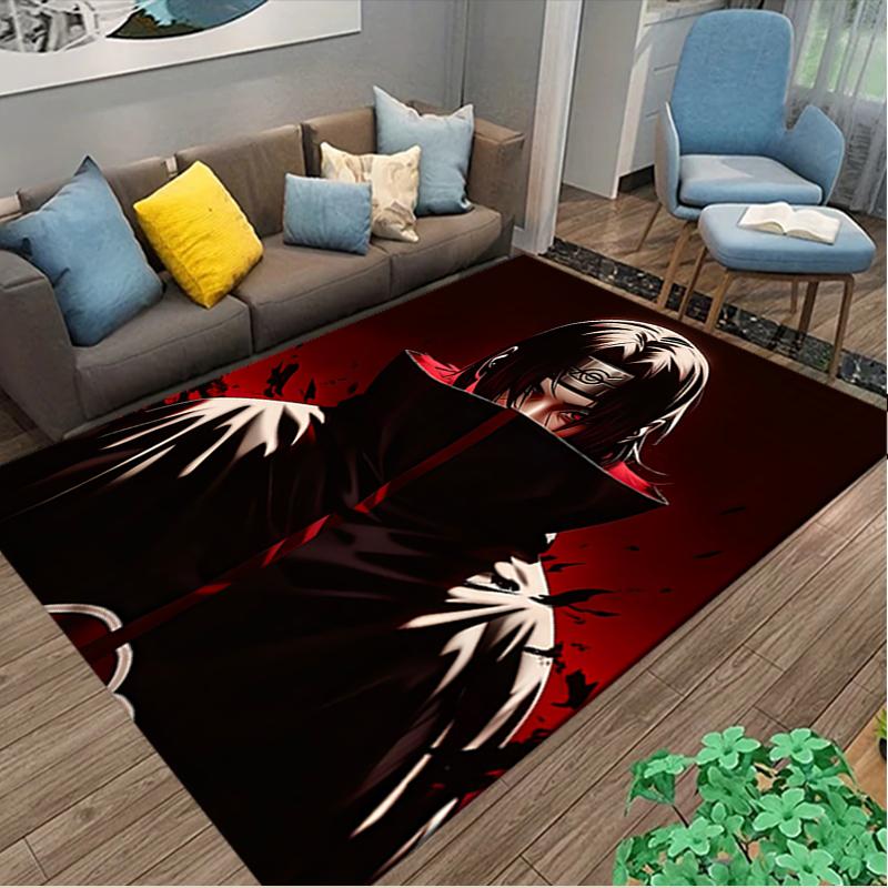 1pc naruto Rug, Comfortable Printed Home Area Carpet, Cozy Office Chair Rug