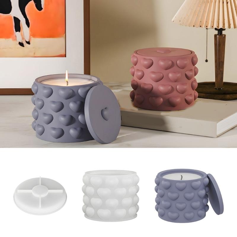 Creative Heart Shaped Silicone Jewelry Mold For DIY Resin Crafts And Succulent Planters