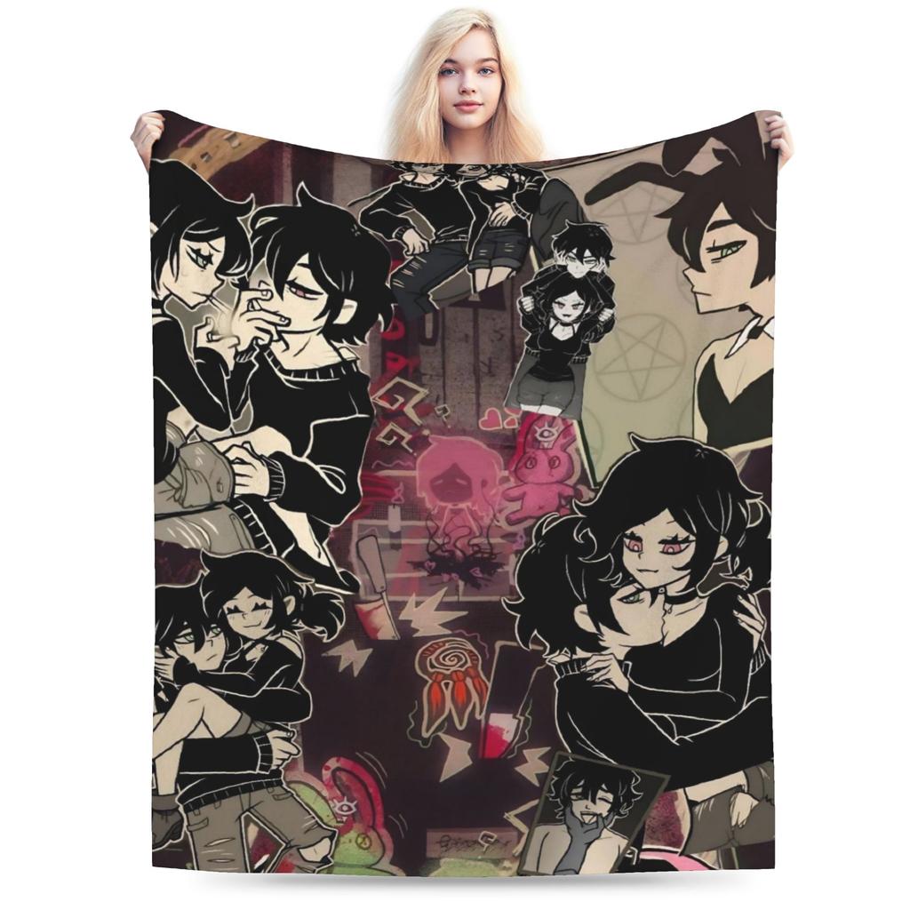 Der Sarg von Andy und Leyley Spiele Decken Super Weich Fleece Gemütlich Geschenke Überwurf Decke Bettbezug
