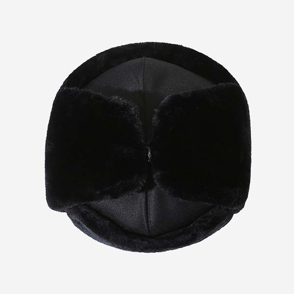 WTEMPO Men's Autumn Winter Windproof Cold-proof Warm Bomber Hats Couple Outdoor Cycling Skiing Faux Fur Ear Protection Plush Hats