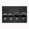 TESLA Model S, 3, X & Y Poster Metal Sign Poster Garage Room Decor Automobile Club Tin Home Decor