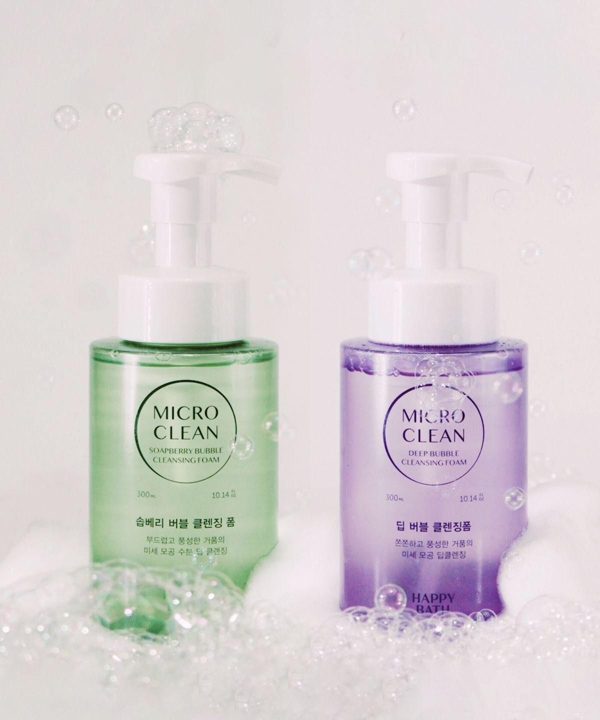 Micro Clean Bubble Cleansing Foam 300ml (Deep/Soapberry) Deep bubble