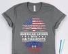 Haiti Roots American Grown and Kids Tshirt, Haitian and Kids Tshirts, Haiti and Kids Tshirts, Proud Flag and Heritage Gift Tand Kids Tshirt