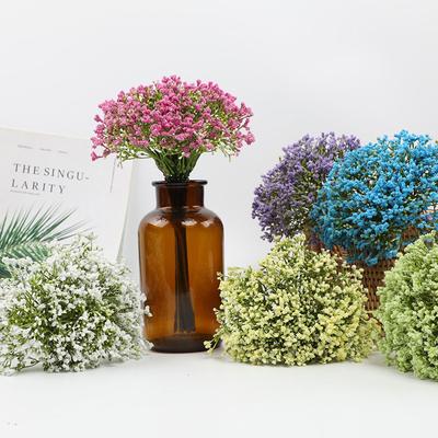 16pcs/bundle Artificial Flowers Plastic Gypsophila DIY Floral Bouquets Arrangement 32cm For Wedding Festive Home Decoration