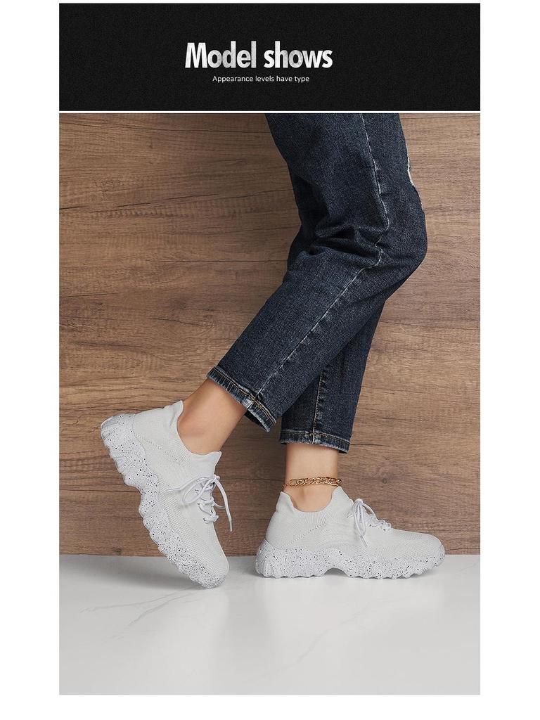 Scarpe da Donna Taglia Grande Traspiranti in Maglia Sportiva - Design Facile da Infilare