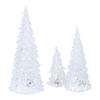 3pcs Glowing Christmas Tree Led Acrylic Light Christmas Tree Colorful Home Party Decoration Night Light For Hotel Mall Gathering