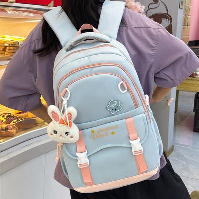 Schoolbag Cute Schoolbag Female Junior High School Student High School Student Grade 3 To 6 Strong and Durable Large Capacity Backpack Backpack