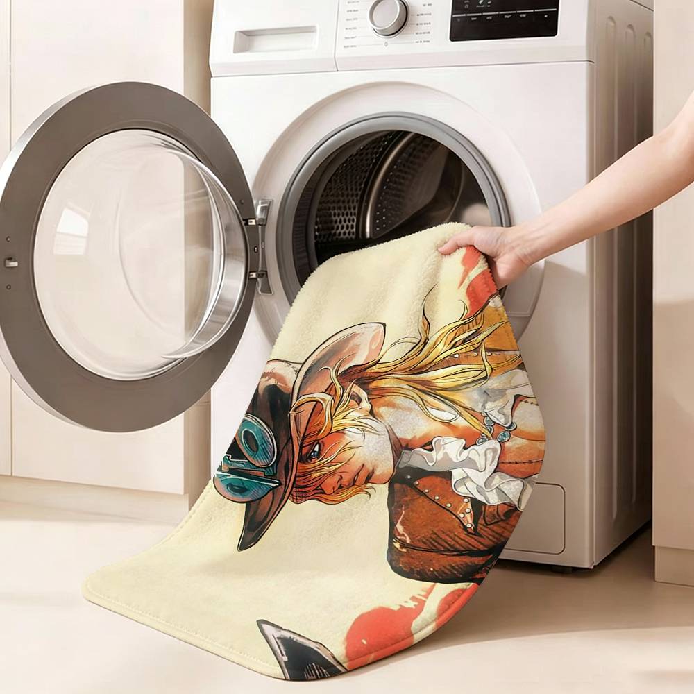 Jojo D-Diego Brando Soft Comfortable Short Plush Rug Carpet mat Anti‑Slip Floor Mat Machine Washable Home Decor