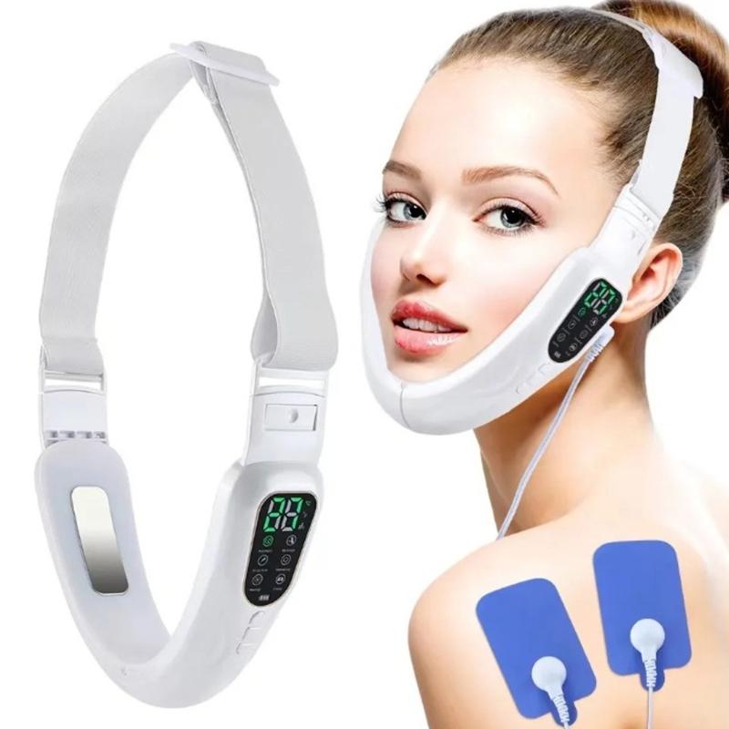 Electric Facials Lifting Device Facials Slimming Vibrations Massager Double Chin Reducer V Shape Face Lift Belt Machine