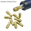 10pcs Electric Grinder Chuck Drill Chucks Collet Mini Grinder Copper Chuck