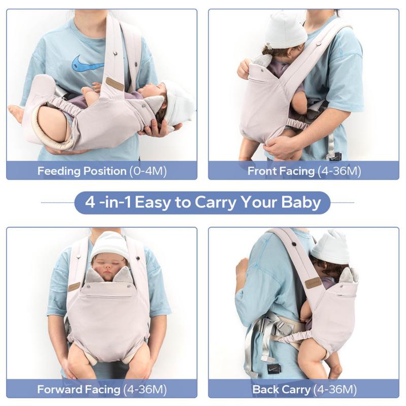 Baby Carrier for Going Out, Simple and Easy To Use, Front and Back Dual-purpose, Shoulder-type, Front-holding Baby Back, Multifunctional Baby Carrier