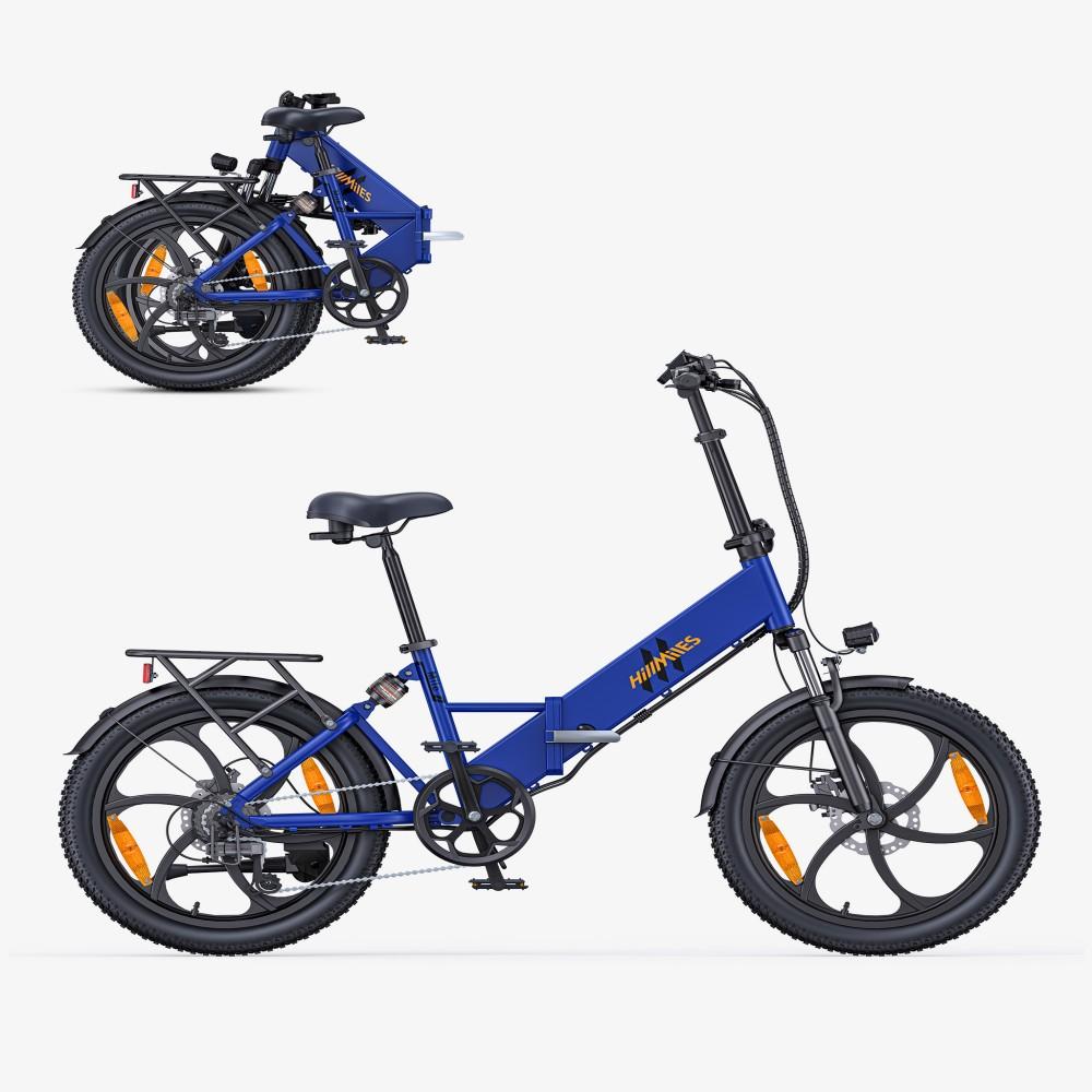 HillMiles Mile 2 Folding Electric Bike with 36V 13AH Battery,250W