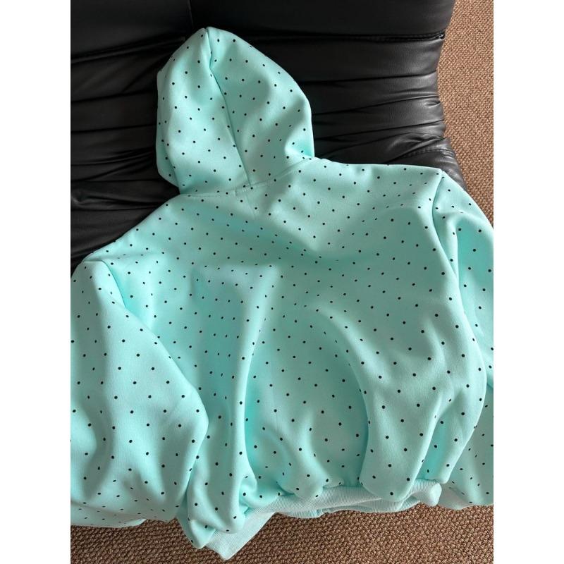 American Style Polka Dot Star Sweatshirts New Spring Fashion Letter Print Hooded Women Y2k Sweet Loose Casual Jacket 2026 New