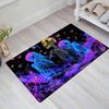 Love u to the Death Skull ( Carpet Rug for Living Room Bedroom Home Sofa Decoration,Kids play Non-slip Floor Mat