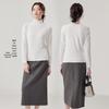 Women's Thermal Wool Silk Semi-High Neck Base Layer Top