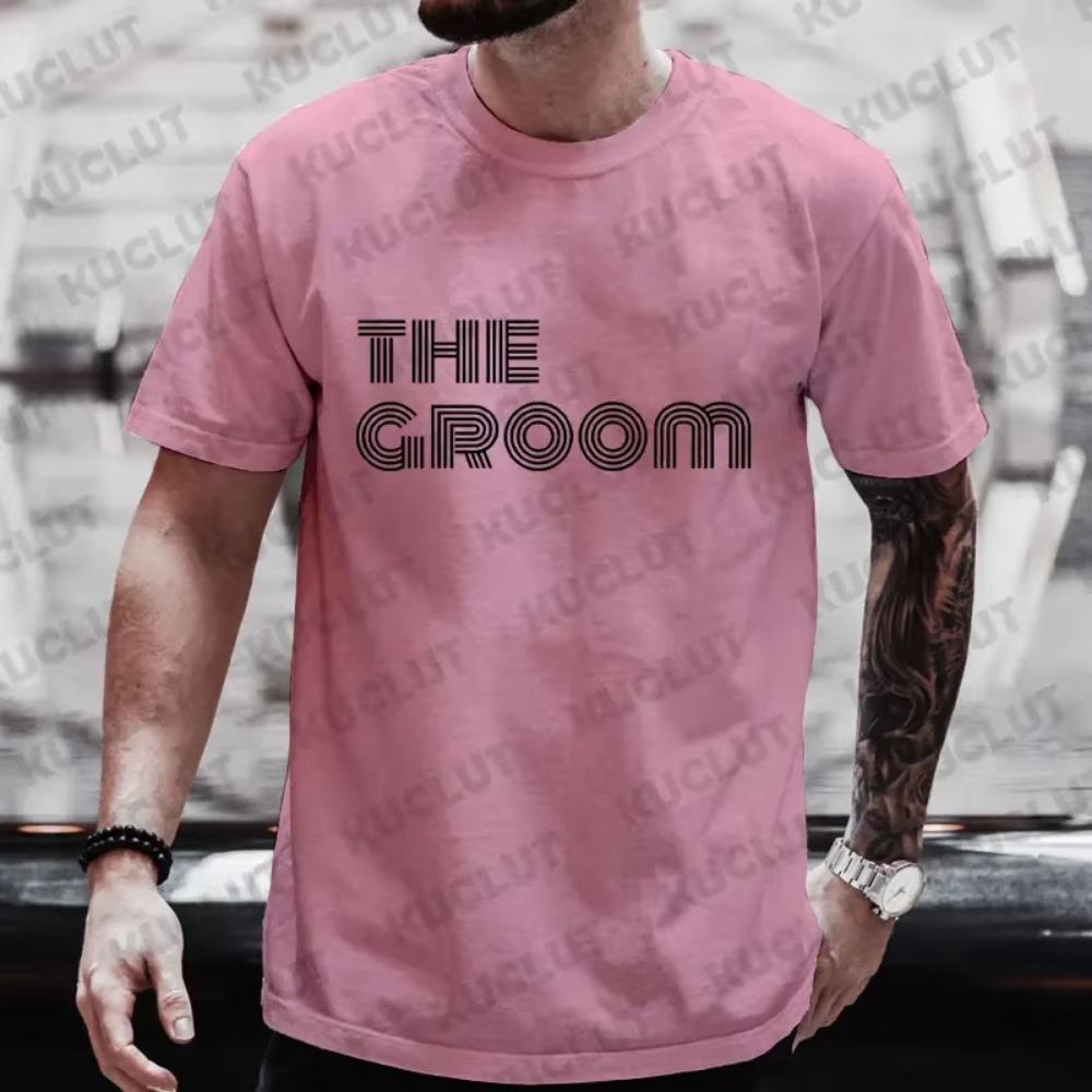 Groom Squad Shirt Stag Bachelor Party T-shirt Graphic Tee Team Future Groom Wedding Groomsman Blouses Male Tops Best Man Tshirt