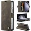 Business Luxury Magnetic Cards Solt Wallet Flip For Samsung Z Fold 7 5 6 Slim Leather Wallet Stand Book Card Bag Pocket Cover