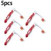 5/10pcs Portable Soft Rubber Folding Microfiber Toothbrush For Travel Couples