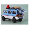 1/24 Alloy Die-cast Mitsubishi VAN Off-road Vehicle Model, Simulated Sound and Light, Children's Toy Car, Removable Accessories, Boys' Gift