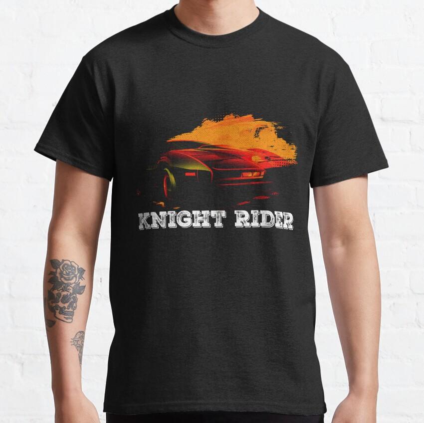 Knight Rider Kitt Ghostbustears Men T Shirts The Car's The Star Casual Tees Short Sleeve david hasselhoff Cotton 6XL Tops