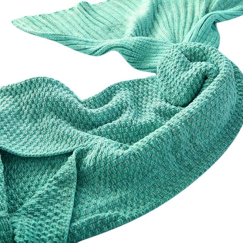 Mermaid Tail Blanket Crochet and Mermaid Blanket for Adult