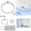 Real 925 Sterling Silver 17-20CM Butterfly Pet Ocean Starry Sky Original Bracelet Fit for Wedding Fine Jewelry DIY Making
