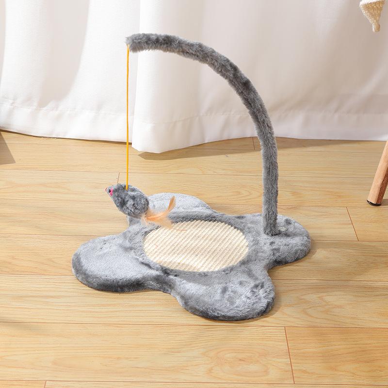 

Игрушка для кошек в форме цветка, сизаль, для кошек, гостиная, захват, подвесная магнитная лапка для мышки, игрушка для домашних собак, износостойкая 38x3cm