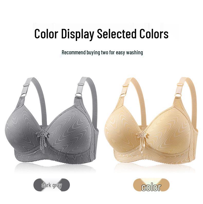 Magnetfreier kabelloser Übergrößen-BH gegen Durchhängen für Frauen mittleren Alters und ältere Frauen
