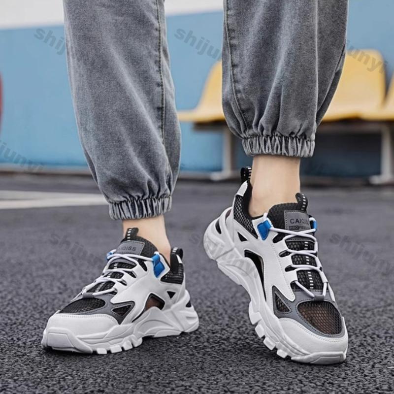 Fashion Couple Sports Sandals Summer Outdoor Fashion Lace Up Women Casual Shoes Breathable Comfortable Mesh Anti Slip Men's Beach Shoes