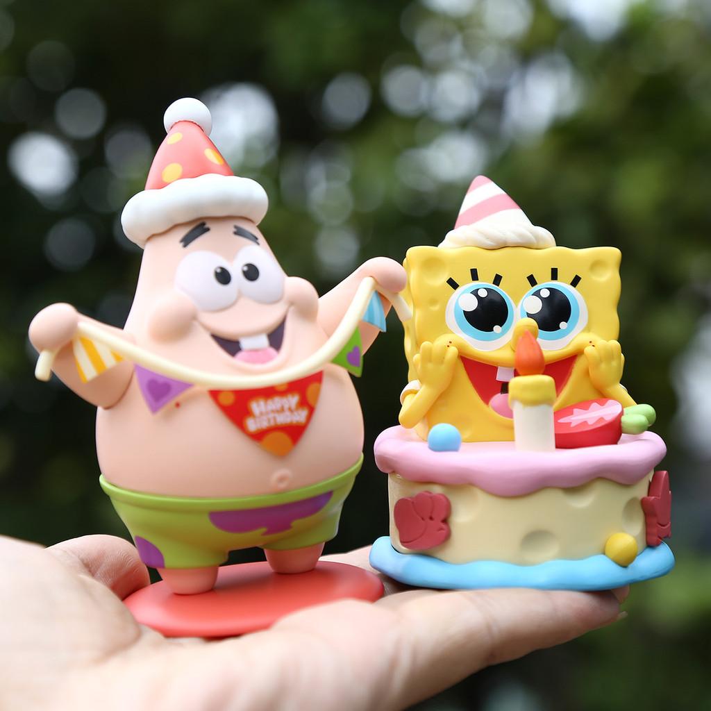 Spongebob Squarepants Pvc Creative Figurine For Birthday Party Decor And Collectors