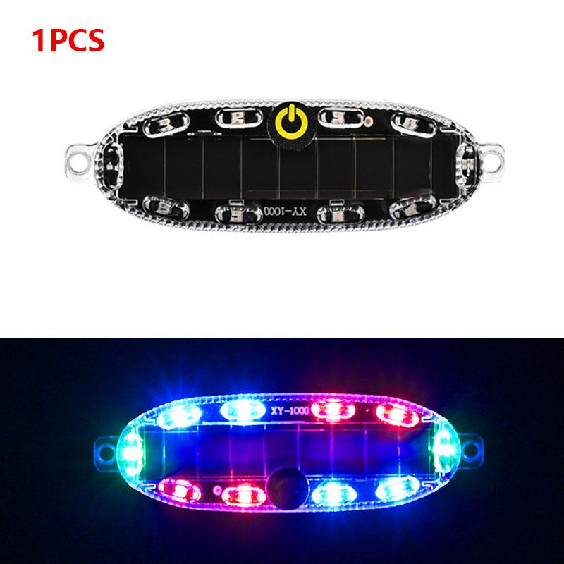 LED-Licht Solar-Nachtwarnlicht Sicherheitssimuliert Für Auto Motorrad Elektrofahrzeug Fahrrad Stroboskoplampe Warnlicht