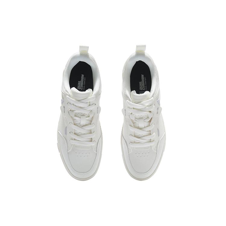 New LiNing Essence ACE Anti Slip Wear Resistant Low Top Skateboard Shoes Snow White AGCR235-1