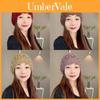 Knitted Hat Woman Autumn Winter Wool Beanie With Breathable Design For Casual Wear