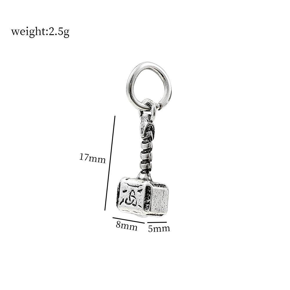 Bracciale con Charms per Figure di Film Perline Ciondolo Fai da Te Avengers Iron Man Spiderman Charms per Realizzazione Manuale Gioielli Accessori