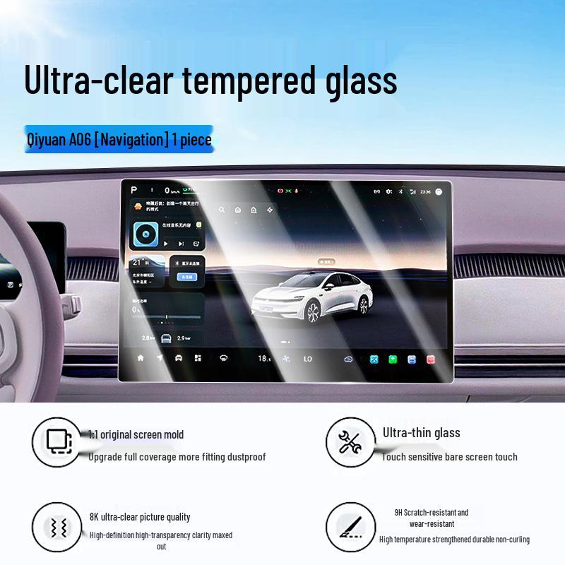 Changan Qiyuan A06 Screen Protector: 25-Model Compatible Navigation Film for Interior Upgrade.