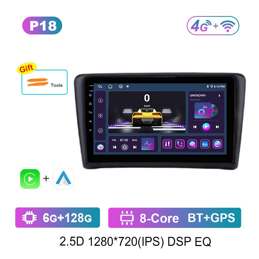 GPS Navigation Android OS 9 Inch for Skoda Rapid 2012 - 2020 4G Car Radio Multimedia Player WiFi Bluetooth DSP Stereo IPS Screen